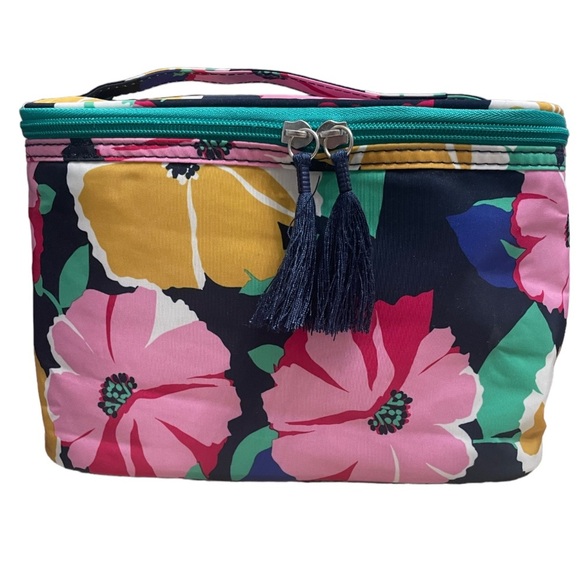 Modella Bags | Modella Floral Quilted Travel Bag Toiletry/Jewelry - Picture 1 of 5